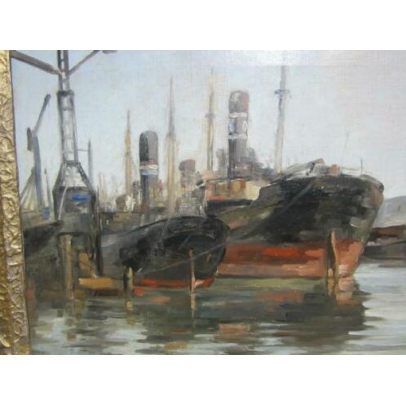 , Maritiem, Olieverf op doek, J.C. Kerkmeijer 1875-1956