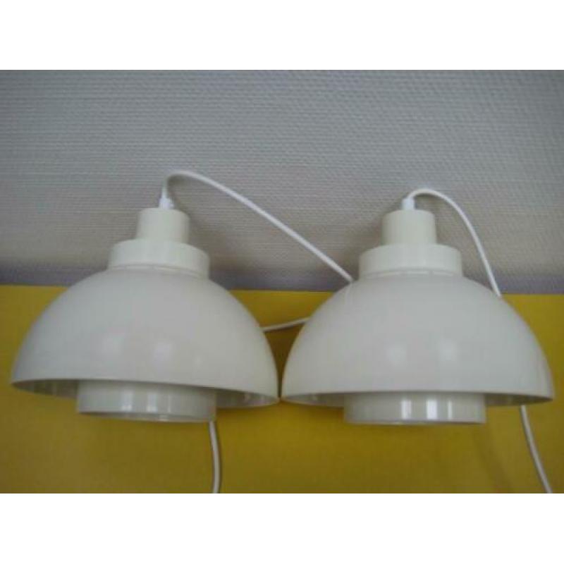 2x Vintage Deense lamp Minisol van Kewo voor Nordisk Solar