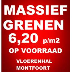 massieve GRENEN VLOEREN altijd 6,20 p/m2 excl. op voorraad