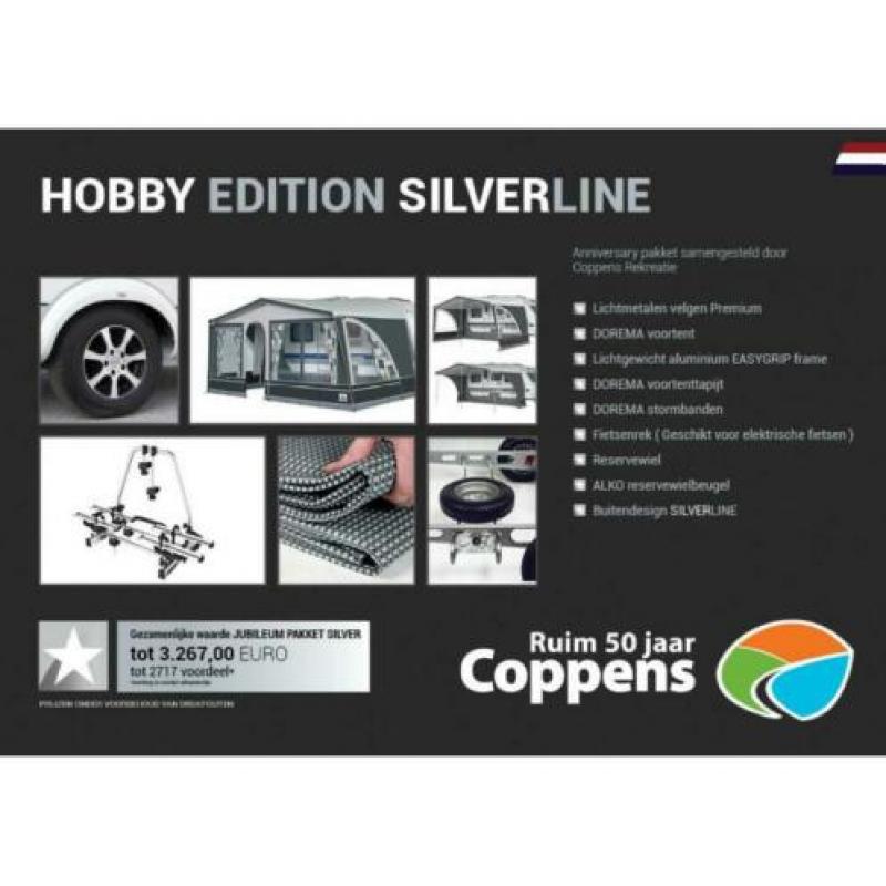 Hobby De Luxe 460 lu 2020 SILVERLINE ACTIE COMPLEET