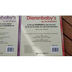 4 boeken van Winkler Prins over Dierenbaby's
