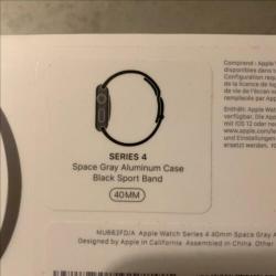 Apple Iwatch 4 40 mm zwart - ZGAN