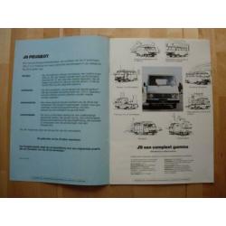 Peugeot J9 Brochure 1980 – 1400 1800