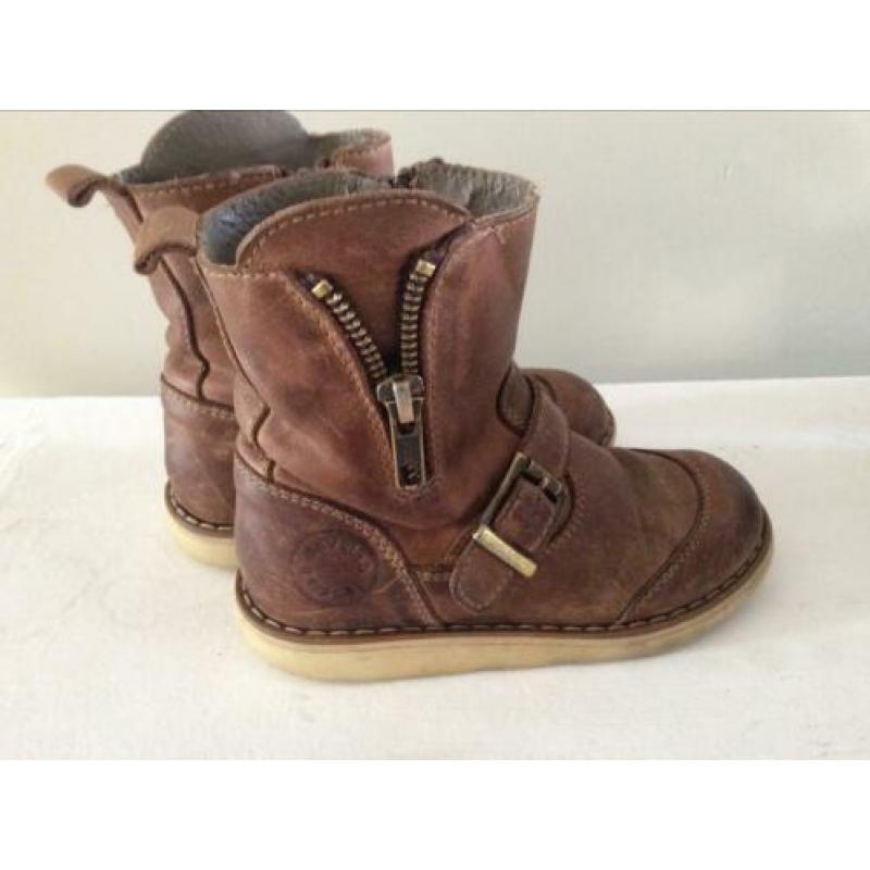 Develab leren laarsjes mt 25