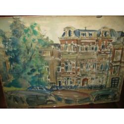 E.B.v. Dulmen Krumpelmann (1897-1987), aquarel, toegescheven
