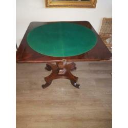 antieke kaarttafel bijzettafel