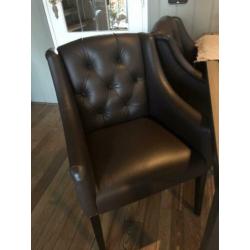 Prachtige Leren stoelen. KEIJSER & CO. zo goed als nieuw