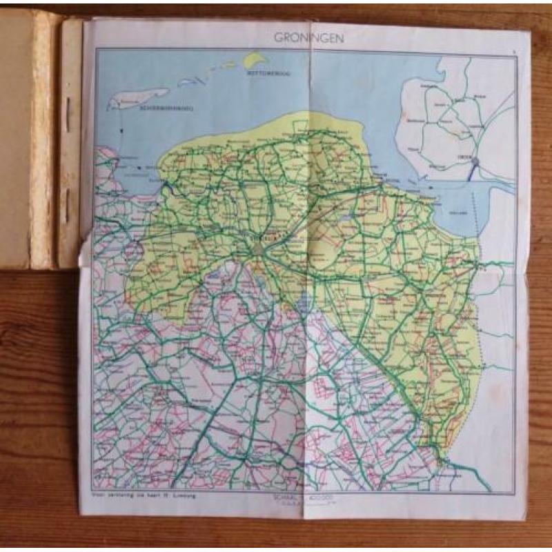 Toeristenatlas Nederland (Zeepfabriek De Klok Heerde 1950)