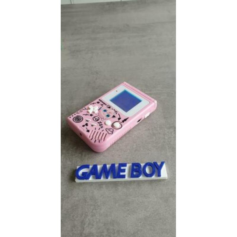 Custom Nintendo Gameboy classic met backlight en bivert mod