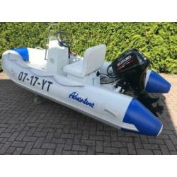 Adventure V345 RIB met Suzuki 15 PK 4 Takt (bj 2012)
