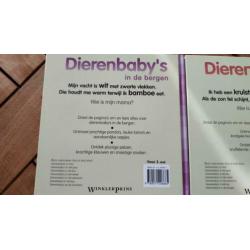 4 boeken van Winkler Prins over Dierenbaby's