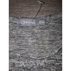 Nieuwe Geisha trui Maat S Kleur grey melange ( beige / grijs