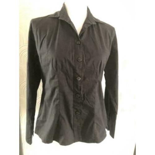 Maat m - corleone - zwarte blouse / shirt