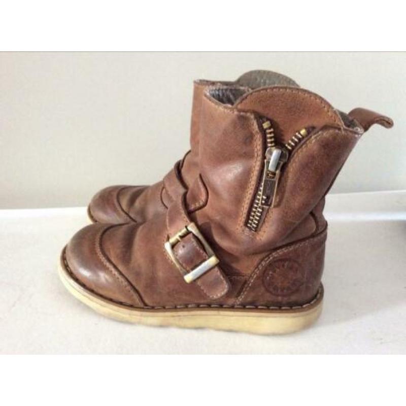 Develab leren laarsjes mt 25