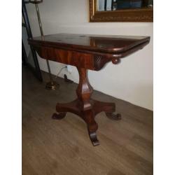 antieke kaarttafel bijzettafel