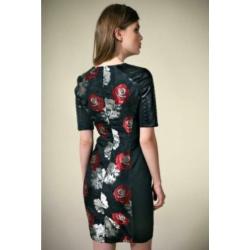 Nieuw Boohoo Asos bloemen jurkje - maat 10 (38)