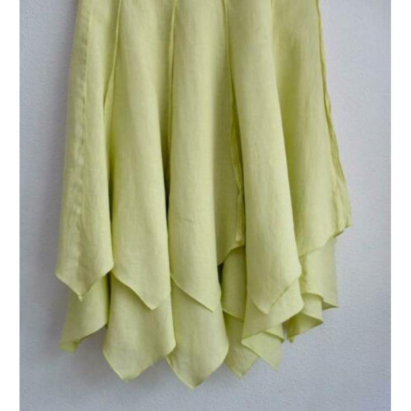Gele linnen design rok van Completo Lino by Arthurio - mt M
