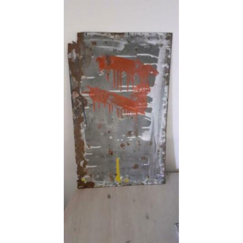 Emaille reclame bord