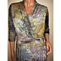 PROMISS ! Jurkje in paisley print mt 44.