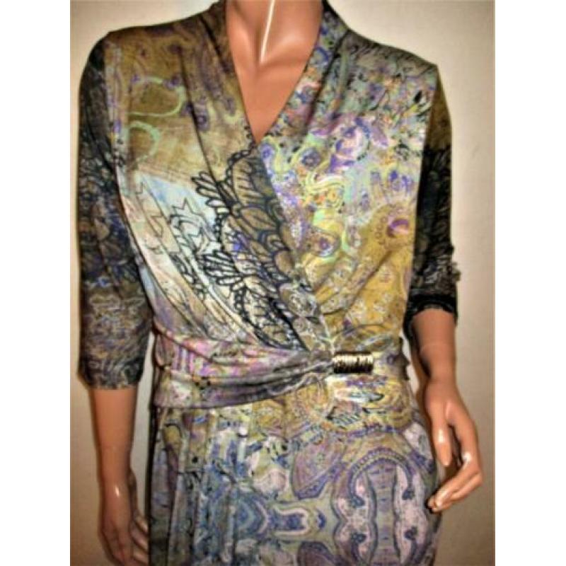 PROMISS ! Jurkje in paisley print mt 44.