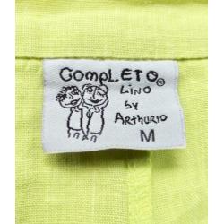 Gele linnen design rok van Completo Lino by Arthurio - mt M