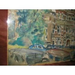E.B.v. Dulmen Krumpelmann (1897-1987), aquarel, toegescheven