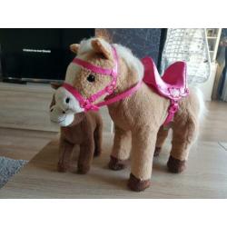 Baby born paard met veulen