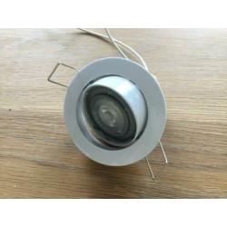 Inbouwspots hoogglans wit Philips 10 stuks 4W,2700K,+ lampen