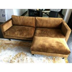 Bodilson Bankstel Cognac en Hocker