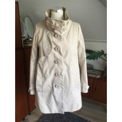 Designer remix zomer jas beige mt 38