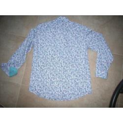 exclusief overhemd Schouten & van Dijck fiets print, maat XL