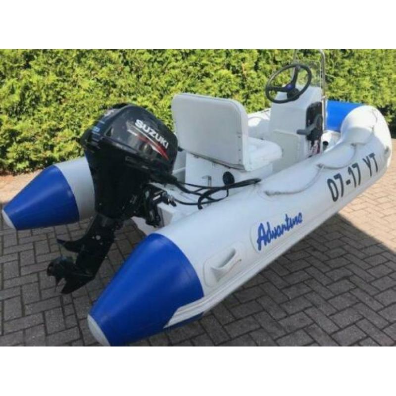 Adventure V345 RIB met Suzuki 15 PK 4 Takt (bj 2012)