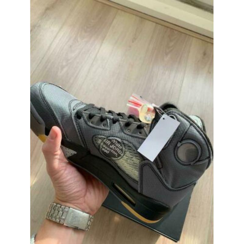 Nike Air Jordan 5 off white Virgil Abloh maat 41 nieuw!!!