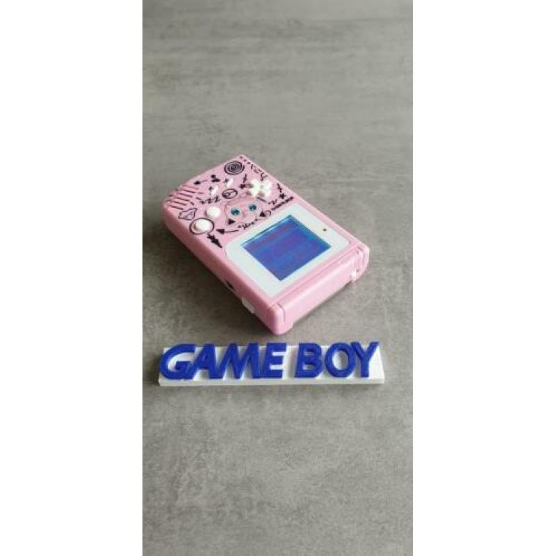 Custom Nintendo Gameboy classic met backlight en bivert mod