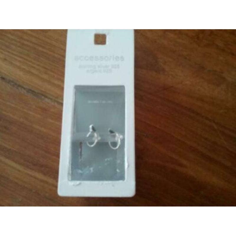 Nieuwe Sterling Zilveren Oorbelletjes