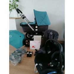 Bugaboo cameleon 3 + MAXI COSI CABRIO FIX ZO GOED ALS NIEUW