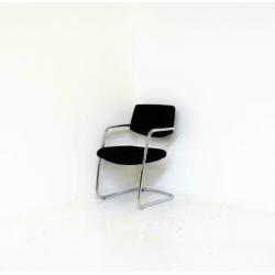 Markant Vergaderstoelen, Slede-Stoelen, Eetkamerstoel, Zwart