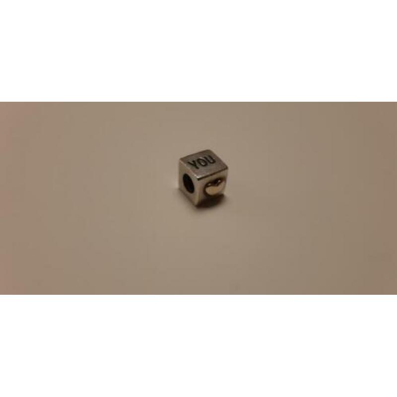 Pandora bedel ' I love you ' met gouden hart.