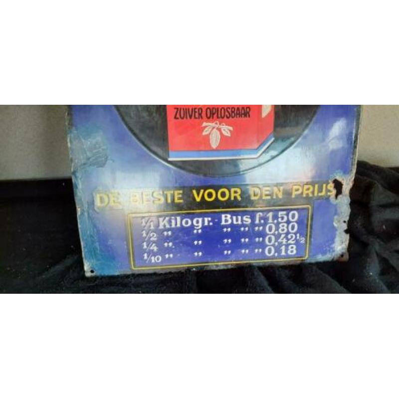 Emaille reclame bord