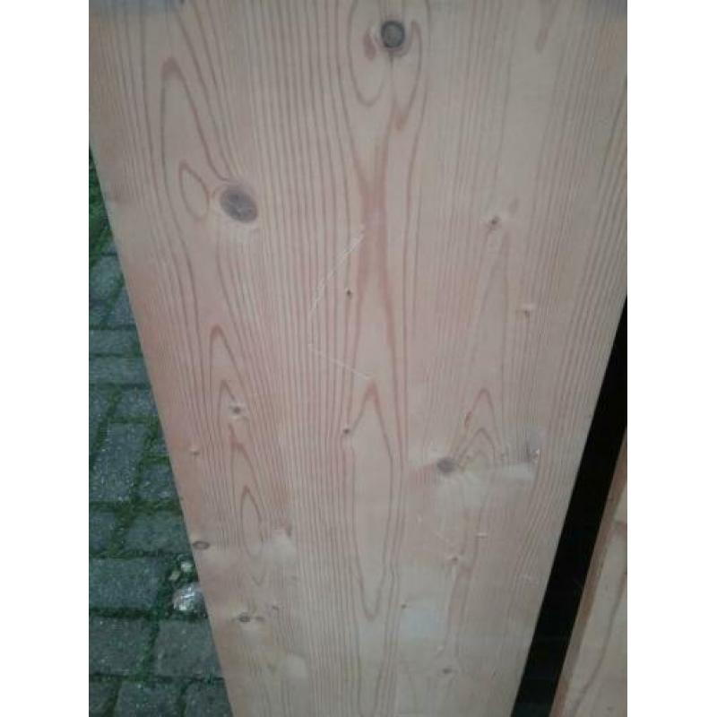 15 Bruynzeel massief houten legplanken,100 br. bij 30cm diep
