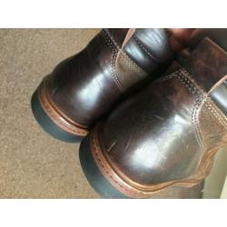 AUSTRALIAN bruine lage boots maat 46 losse zool