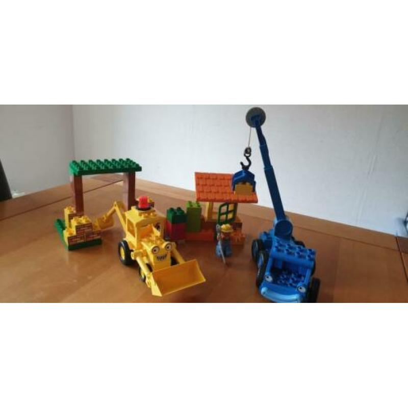 Lego Duplo Bob de Bouwer, Scoop en Liftie op de bouwplaats