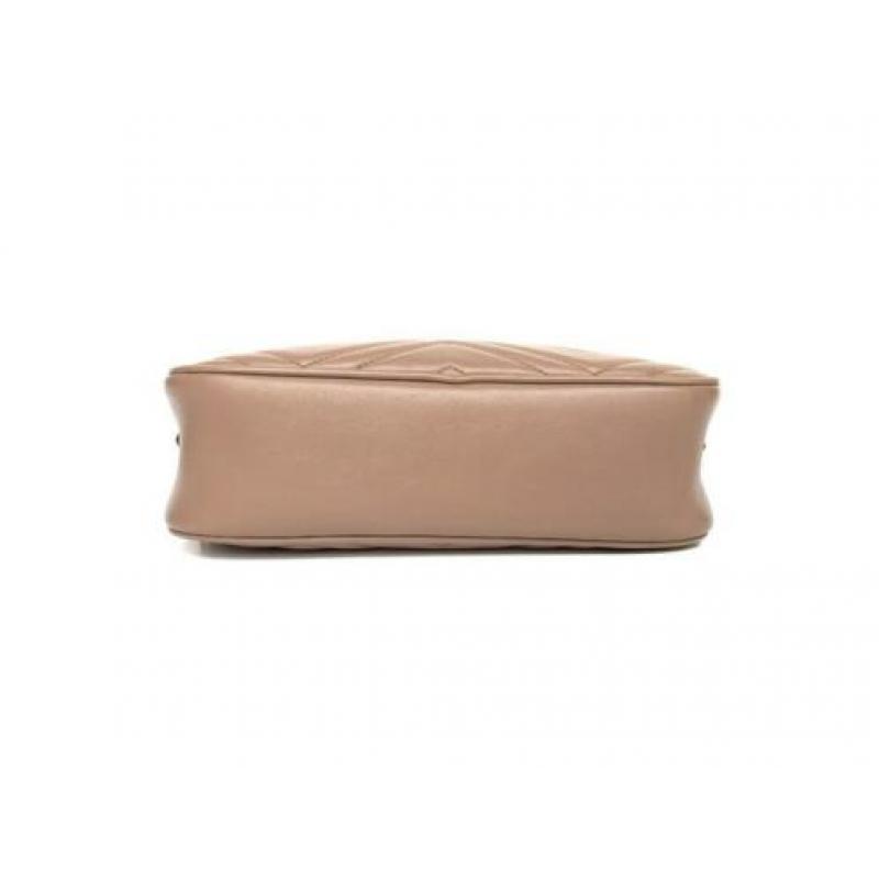 Gucci Marmont small shoulder bag nude