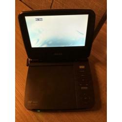 Philips DVD speler met 2 schermpjes voor in de auto