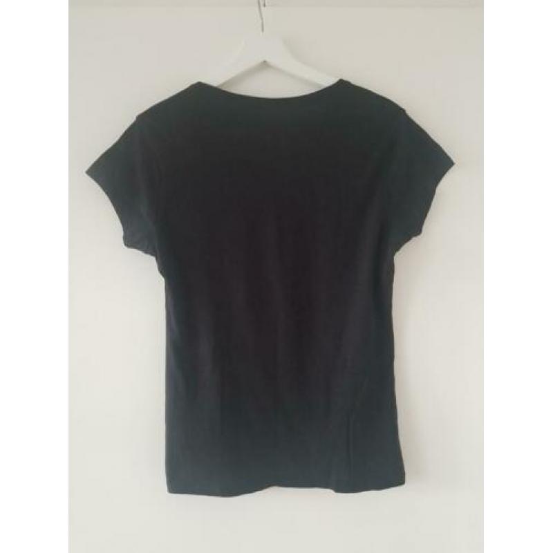 Zwart shirt met print maat 42 NIEUW