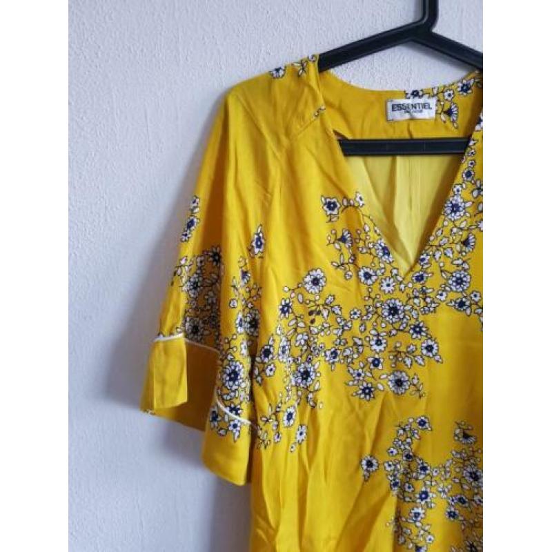 Essentiel antwerp gele lente jurk zgan! 38