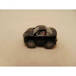 Chevrolet Camaro 2002 met terugtrek motor zwart 4.5 x 4 cm