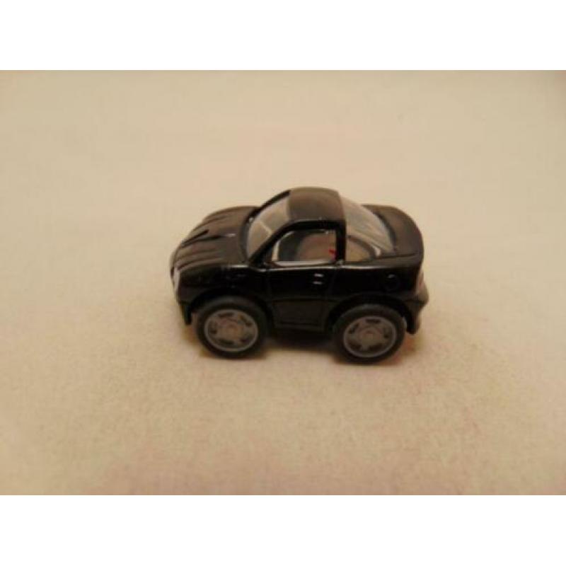 Chevrolet Camaro 2002 met terugtrek motor zwart 4.5 x 4 cm