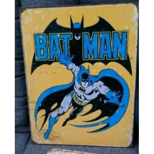 BATMAN METALEN BLIKKEN BORDEN wandplaten comics the joker