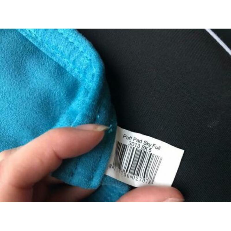Puff pad sky blue full (dekje blauw)
